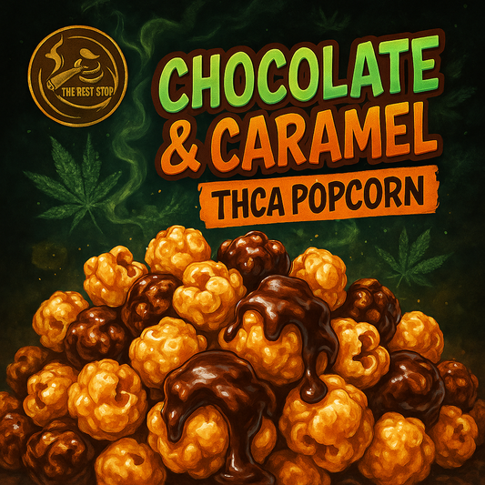 Chocolate-Caramel THCA Popcorn