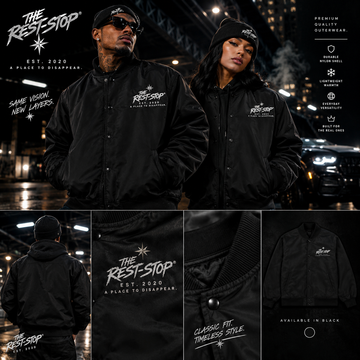 Logo Bomber Jacket